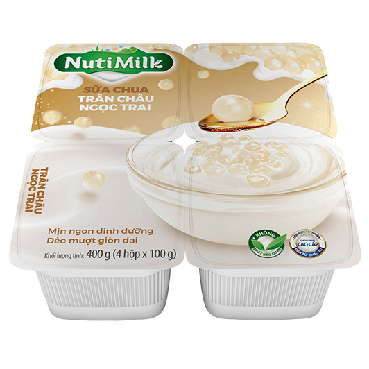NutiMilk Sữa chua Trân Châu Ngọc Trai